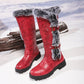 Winterstiefel für Damen mit Kunstfellbesatz