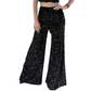 💖 Letzter Tag Verkauf 50% Rabatt 💃 Damen Mode Paillette Breitbeinhose