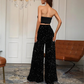 💖 Letzter Tag Verkauf 50% Rabatt 💃 Damen Mode Paillette Breitbeinhose
