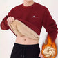 Herren-Sweatshirt mit Rundhalsausschnitt und Thermofutter