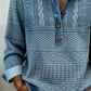 Damen-Jeanshemd mit Patchwork-Revers und langen Ärmeln