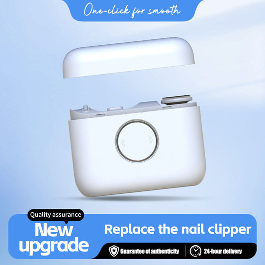 ✂️ 2-in-1 wiederaufladbarer elektrischer Nagelknipser und -polierer – schmerzfreies Kürzen für Hände und Füße