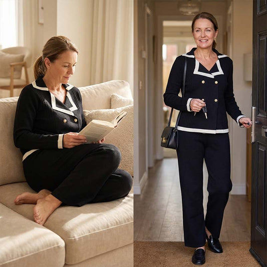 2-teiliges Set für Damen in lässiger Mode