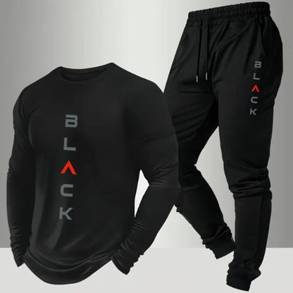 2-teiliges Set aus Rundhalsshirt und Hose für Herren