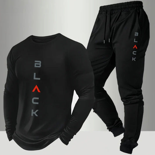 2-teiliges Set aus Rundhalsshirt und Hose für Herren