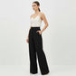 🌟👖 Stilvolle Damenhose mit hohem Bund – knitterfrei und strapazierfähig für Büro und Alltag 🌿✨