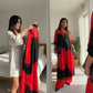 Elegantes Set: Lange Bluse und Hose mit weitem Bein