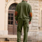 📢📢50% RABATT !! ⏰Trendiges 2-Teile-Set: Herren-Sweatshirt mit Cargohose