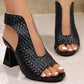 Elegante Peep-Toe-Sandalen mit Absatz für Damen ♥️ 2 STÜCK KAUFEN, VERSANDKOSTENFREI