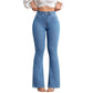 🔥Solange der Vorrat reicht 40 % Rabatt!🎉Elastische Schlagjeans für Damen mit hoher Taille