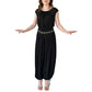 2-teiliges Set aus Bodysuit-Oberteil und Haremshose für Damen