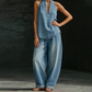 💎55% Rabatt👖✨ Damen Jeans-Set 2026 – Retro, Stonewashed, Gerade geschnittene Hose, Lässiger Stil