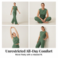 Set aus schickem, ärmellosem Crop-Top und Hose mit hoher Taille