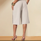 🌺Schicke Culottes für Damen mit Bindeband vorne und weitem Bein
