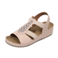 👡 Damen Keilabsatz-Sandalen mit Rhinestones – glamouröser Look, bequemer Plateauabsatz & perfekt für Strand, Party & Alltag