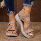 🔥 Nur heute 50 % Rabatt – Sportliche Plateau-Sandalen für Damen mit elastischem Riemen👣 Den ganzen Tag laufen, ohne dass die Füße müde werden