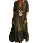 📢Mid-Season Sale: −50% nur für kurze Zeit⏰Bohemian gestuftes Maxikleid mit Leopardenmuster