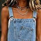 👗 JETZT 60 % RABATT! 👖 Ärmelloses Midi-Jeans-Latzkleid für Damen – Weicher Denim & lockere Passform – Vintage-Style, Seitentaschen – perfekt für lässige Tage oder zum Kombinieren im Sommer ✨