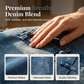 A-Linien-Midirock aus Denim für Damen mit schlankmachender Passform