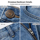 📢📢50 % RABATT !! ⏰Hochdehnbare Jeansshorts mit Rissen