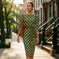 👗🌸  Elegantes Retro-Polka-Kleid – zeitlos, feminin & vielseitig – perfekt für Alltag, Büro & besondere Anlässe