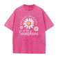 👕 LIMITIERTER 50% RABATT! Unisex Vintage-Wash T-Shirt mit Gänseblümchen-Print – Lockerer Schnitt, weicher Stoff für den Sommer
