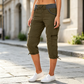 👖Capri-Cargo-Hose mit hoher Taille für Damen