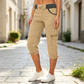 👖Capri-Cargo-Hose mit hoher Taille für Damen