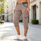 👖Capri-Cargo-Hose mit hoher Taille für Damen