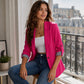☀️🧥Neuheiten – Eleganter Cardigan-Blazer – Weicher Fall und vielseitige Kombinierbarkeit, vom Büro bis zum Abend