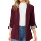 ☀️🧥Neuheiten – Eleganter Cardigan-Blazer – Weicher Fall und vielseitige Kombinierbarkeit, vom Büro bis zum Abend