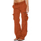 Weite Vintage-Cargohose für Damen