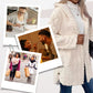 💎❄️ Neuheiten – Rautenmuster-Jacke mit Kapuze – warm und stylisch