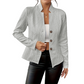 📢📢50%Rabatt!!!🎉🧥 Strukturierter Blazer für Damen mit Knopfleiste – Stilvoller Look, hochwertige Verarbeitung & vielseitig kombinierbar | Perfekt für Büro, Alltag & besondere Anlässe – Jetzt -50%!