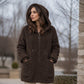📢📢50%Rabatt!!!🎉✨Weites Sherpa-Hoodie-Sweatshirt für Damen