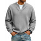✨ 50 % RABATT – Herren Waffel-T-Shirt im Layer-Look | Bequemer Alltagsstil mit eleganter Struktur 👚