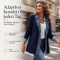 ✨ 50 % RABATT | Lässiger Chic für jeden Tag – Gerippte Strickjacke mit Denim-Details