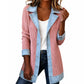 ✨ 50 % RABATT | Lässiger Chic für jeden Tag – Gerippte Strickjacke mit Denim-Details