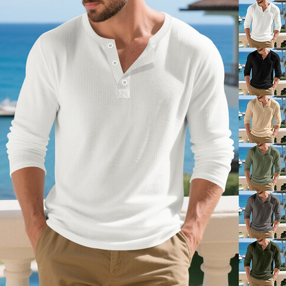💞Social-Media-Hit!💞 Weiches, lässiges Langarm-Freizeitshirt für Herren