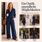 🍂🛍️50 % Rabatt！🏷️Weites Cargojumpsuit für Damen