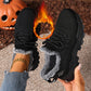 Warme Wintersneaker aus Strick für Damen