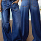 📢🎉50%Rabatt!!!🛍️✨Damen High-Waist Weite Jeans