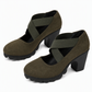 📢📢50%Rabatt!!!🎉✨Mary-Jane-Schuhe für Damen mit runder Spitze, überkreuzten Riemen, Blockabsatz, Plateau und Cut-Out-Ausschnitten, hochhackig