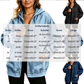 👖 50% Rabatt | Lässiger Denim-Look mit mehr Layering-Freiheit – Damen Kapuzenjacke