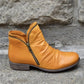 📢📢50% Rabatt!!! 🎉✨ Schicker bequemer Damenstiefel mit seitlichem Reißverschluss aus PU-Leder