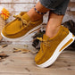 Damen-Schnürschuhe mit niedrigem Plateau für den Alltag