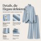 💎⭐ Top-bewertet – Rollkragenpullover- und Weiten-Hosen-Set – bequem und elegant