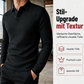 🌟 Der Look, den alle suchen – bei uns 50% günstiger! Strukturiertes, leichtes Langarm-Sweatshirt für Herren