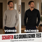 🌟 Der Look, den alle suchen – bei uns 50% günstiger! Strukturiertes, leichtes Langarm-Sweatshirt für Herren