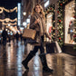 Warme, rutschfeste und abriebfeste Damen-Wadenstiefel